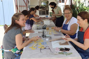 Mia Ceramics clay workshop group