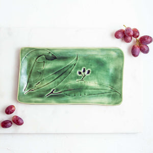 Green Gum Platter and Plate