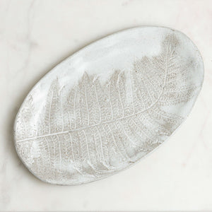 Oval Fern Platter