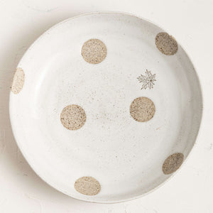 Spotty Riverstone Bowl with Gold Detail